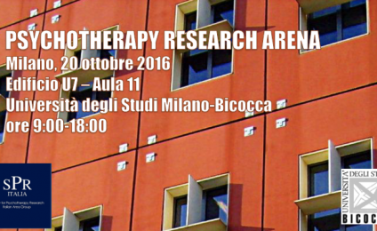 Psychotherapy research - Arena Milano, 20 ottobre 2016